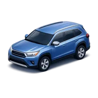 Blue SUV 3D icon