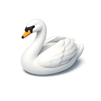 White Swan 3D icon