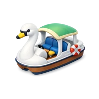 Swan Boat 3D icon