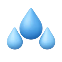 Sweat Drops 3D icon