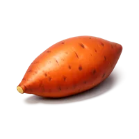 Orange Sweet Potato 3D icon