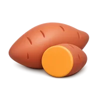 Sweet Potato 3D icon