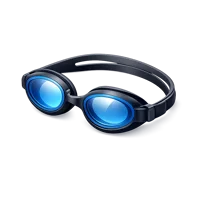Blue Swim Goggles 3D icon