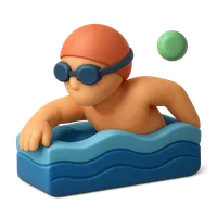 Swimming 3D icon