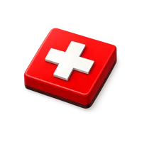 Swiss Flag 3D icon