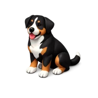 Swiss Mountain Dog 3D icon