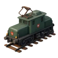 Swiss 'Crocodile' Electric Train Locomotive 3D icon