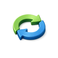 Sync 3D icon