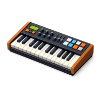 Orange Synthesizer 3D icon