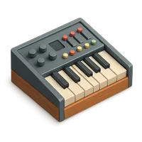 Synthesizer 3D icon