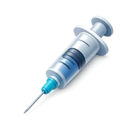 White Syringe 3D icon