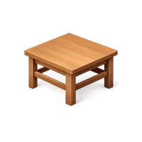 Orange Table 3D icon