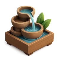 Tabletop Fountain 3D icon