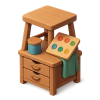 Taboret 3D icon