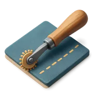 Tailor's Tracing Wheel 3D icon