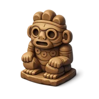 Taino Statue 3D icon