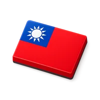 Taiwan Flag 3D icon