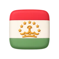 Tajikistan 3D icon