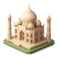 Taj Mahal 3D icon