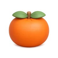 Tangerine 3D icon
