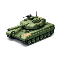 Green Tank 3D icon