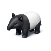 Blue Tapir 3D icon