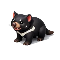 Red Tasmanian Devil 3D icon