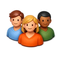 Orange Team 3D icon