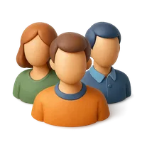 Team 3D icon