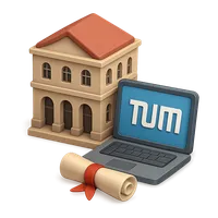Technical University of Munich 3D icon