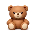 Teddy Bear 3D icon