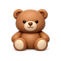 Teddy Bear 3D icon
