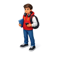 Teenager 3D icon