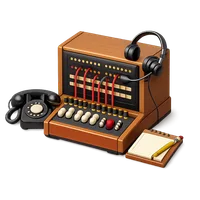 Telephone Switchboard 3D icon