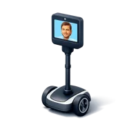Telepresence Robot 3D icon