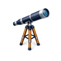 Blue Telescope 3D icon