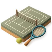 Tennis Court 3D icon