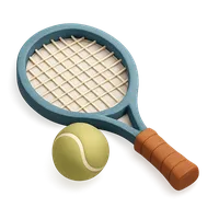 Tennis Racket 3D icon