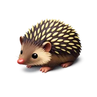 Red Tenrec 3D icon