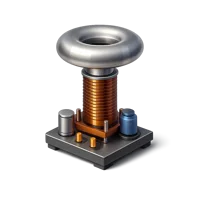 Tesla Coil 3D icon