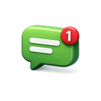 Text Message 3D icon