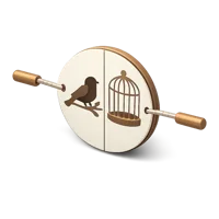 Brown Thaumatrope 3D icon