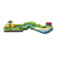 The Gambia 3D icon