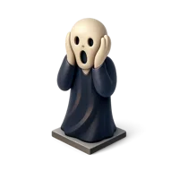 The Scream 3D icon