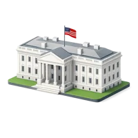 Green The White House 3D icon