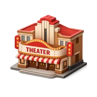 Red Theater 3D icon