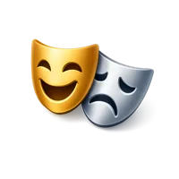 Theater Mask 3D icon