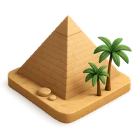 The Great Pyramid 3D icon