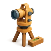 Theodolite 3D icon