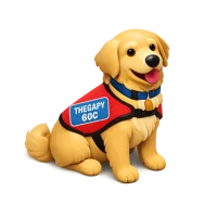 Therapy Dog 3D icon